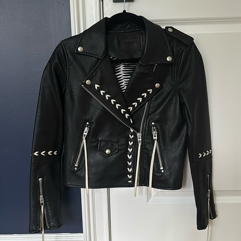 Blank NYC faux leather jacket
